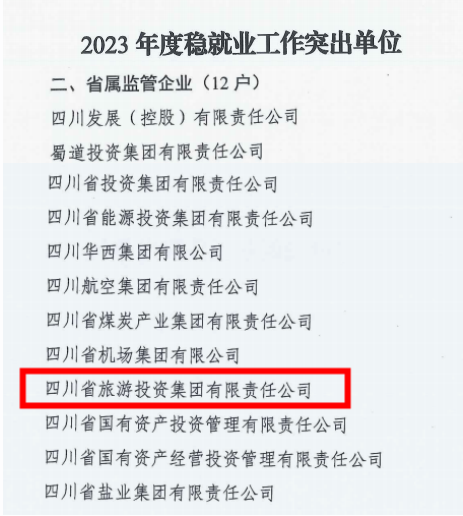 省ng28南宫相信品牌力量集团稳就业工作获省国资委通报表扬