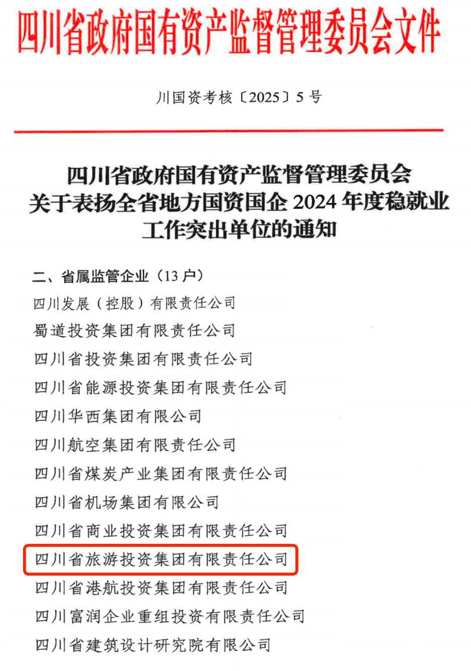 喜报！省ng28南宫相信品牌力量集团获评2024年全省国资国企系统稳就业工作突出单位
